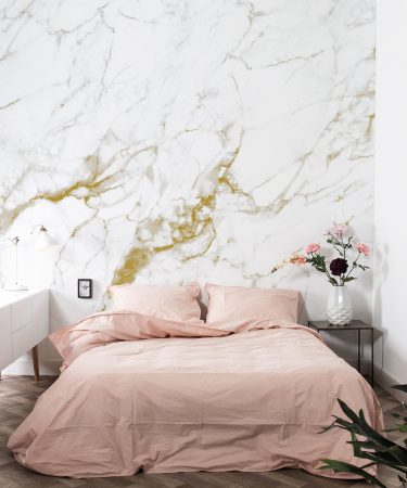 KEK Amsterdam Marmer Wit Goud Behang Hashtag Interieur Hoofdafbeelding